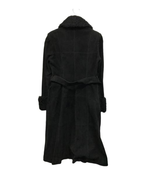 MaxMara（マックスマーラ）MaxMara (マックスマーラ) スウェードコート ブラック サイズ:不明の古着・服飾アイテム