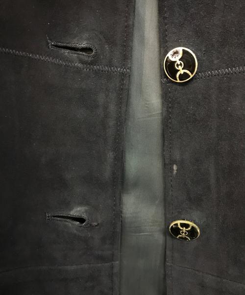 MaxMara（マックスマーラ）MaxMara (マックスマーラ) スウェードコート ブラック サイズ:不明の古着・服飾アイテム