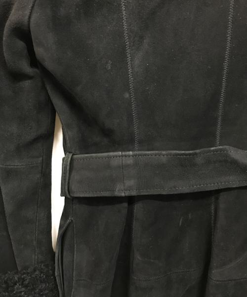 MaxMara（マックスマーラ）MaxMara (マックスマーラ) スウェードコート ブラック サイズ:不明の古着・服飾アイテム