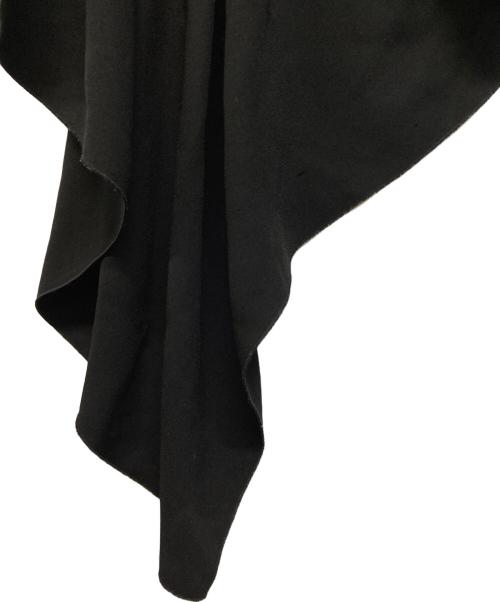 CELINE（セリーヌ）CELINE (セリーヌ) アシメデザインビジューネックブラウス ブラック サイズ:SIZE 36の古着・服飾アイテム