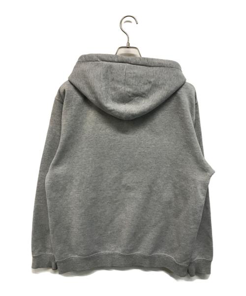 stussy（ステューシー）stussy (ステューシー) ロゴ刺繍パーカー グレー サイズ:Mの古着・服飾アイテム