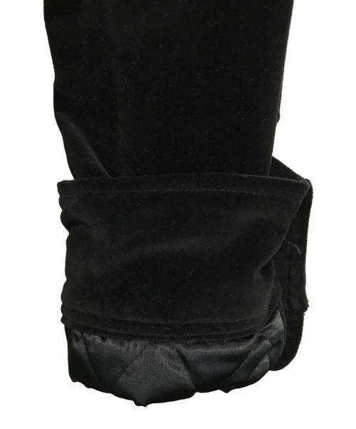 ROLL（ロール）ROLL (ロール) ベルベット中綿ジャケット ブラック サイズ:Lの古着・服飾アイテム