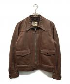Lewis Leathersルイスレザース）の古着「385 COUNTRYMAN【カントリーマン】レザージャケット」｜ブラウン