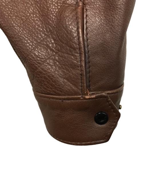 Lewis Leathers（ルイスレザース）Lewis Leathers (ルイスレザース) 385 COUNTRYMAN【カントリーマン】レザージャケット ブラウン サイズ:SIZE 40の古着・服飾アイテム