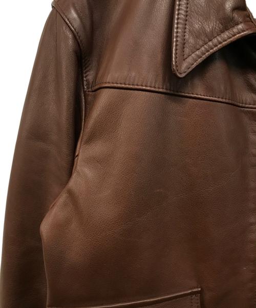 Lewis Leathers（ルイスレザース）Lewis Leathers (ルイスレザース) 385 COUNTRYMAN【カントリーマン】レザージャケット ブラウン サイズ:SIZE 40の古着・服飾アイテム