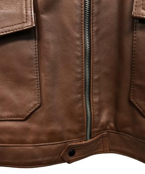 Lewis Leathers（ルイスレザース）Lewis Leathers (ルイスレザース) 385 COUNTRYMAN【カントリーマン】レザージャケット ブラウン サイズ:SIZE 40の古着・服飾アイテム