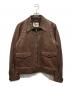Lewis Leathers（ルイスレザース）の古着「385 COUNTRYMAN【カントリーマン】レザージャケット」｜ブラウン