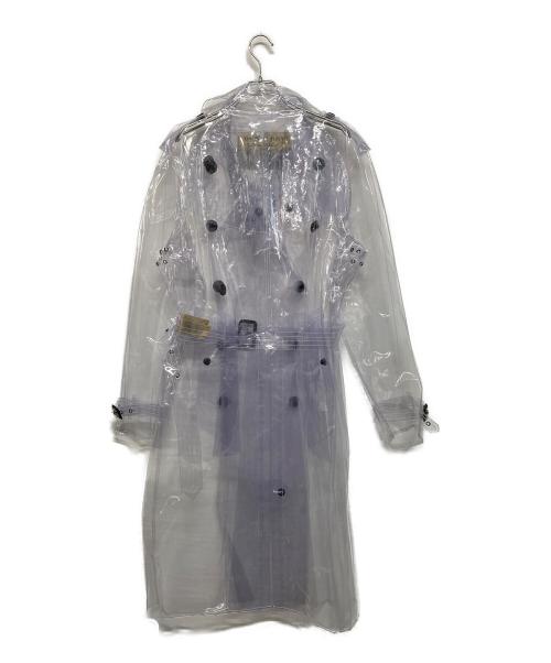 BURBERRY LONDON（バーバリーロンドン）BURBERRY LONDON (バーバリーロンドン) TRANSPARENT TRENCH COAT　トランスペアレント トレンチコート クリア サイズ:52の古着・服飾アイテム