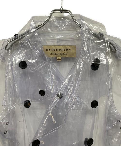 BURBERRY LONDON（バーバリーロンドン）BURBERRY LONDON (バーバリーロンドン) TRANSPARENT TRENCH COAT　トランスペアレント トレンチコート クリア サイズ:52の古着・服飾アイテム
