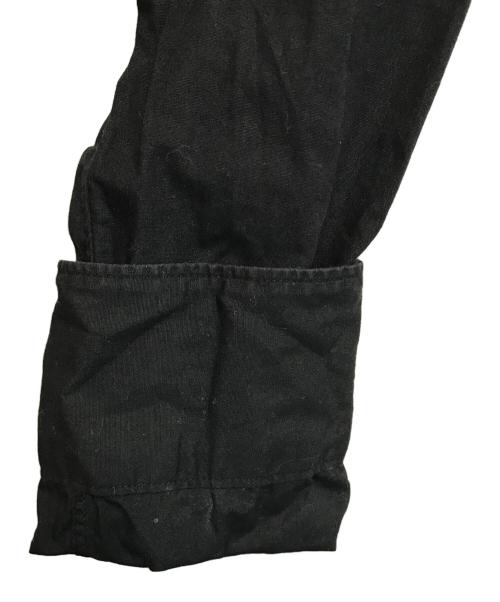 BLACK COMME des GARCONS（ブラックコムデギャルソン）BLACK COMME des GARCONS (ブラックコムデギャルソン) デストロイ加工シャツ ブラック サイズ:Lの古着・服飾アイテム