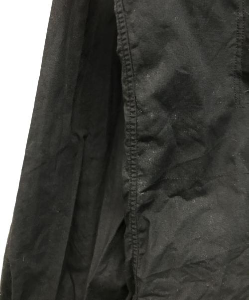 BLACK COMME des GARCONS（ブラックコムデギャルソン）BLACK COMME des GARCONS (ブラックコムデギャルソン) デストロイ加工シャツ ブラック サイズ:Lの古着・服飾アイテム