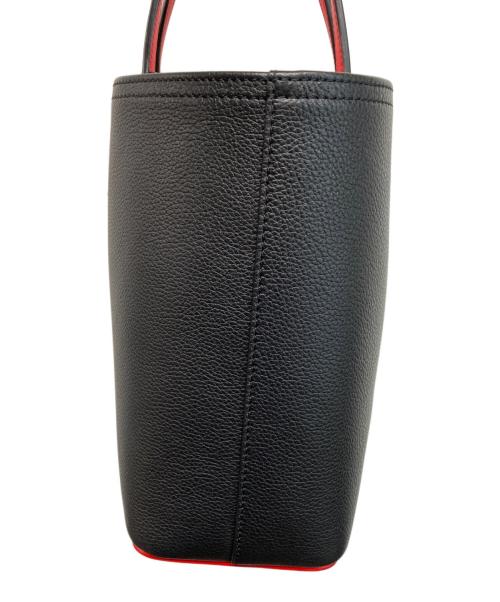 Christian Louboutin（クリスチャン・ルブタン）Christian Louboutin (クリスチャン・ルブタン) CABATA/カバタ スタッズトートバッグ ブラック×レッドの古着・服飾アイテム