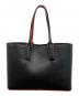 Christian Louboutin（クリスチャン・ルブタン）の古着「CABATA/カバタ スタッズトートバッグ」｜ブラック×レッド