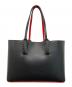 Christian Louboutin (クリスチャン・ルブタン) CABATA/カバタ スタッズトートバッグ ブラック×レッド：70000円