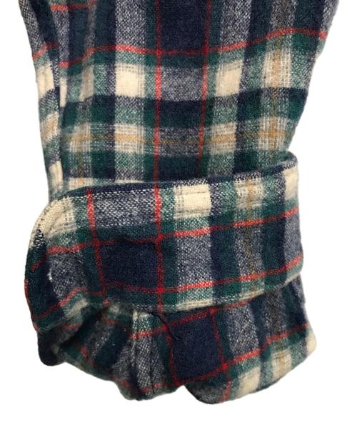 PENDLETON（ペンドルトン）PENDLETON (ペンドルトン) 70sウールシャツ ネイビー サイズ:Lの古着・服飾アイテム