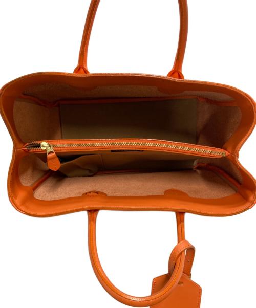 Accessoires De Mademoiselle（アクセソワ・ドゥ・マドモアゼル）Accessoires De Mademoiselle (アクセソワ・ドゥ・マドモアゼル) ハンドバッグ オレンジの古着・服飾アイテム