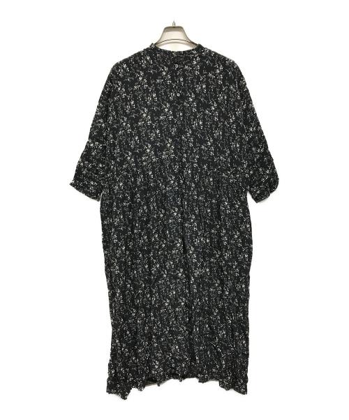 journal standard luxe（ジャーナルスタンダード ラックス）JOURNAL STANDARD LUXE (ジャーナルスタンダード ラックス) フラワー ampleプルワンピース ネイビー サイズ:-の古着・服飾アイテム