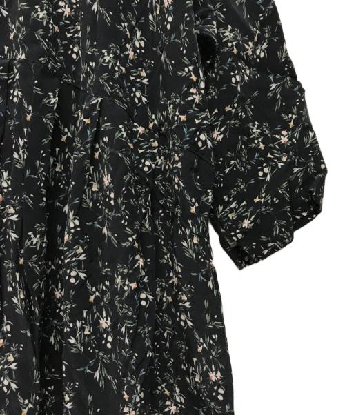 journal standard luxe（ジャーナルスタンダード ラックス）JOURNAL STANDARD LUXE (ジャーナルスタンダード ラックス) フラワー ampleプルワンピース ネイビー サイズ:-の古着・服飾アイテム