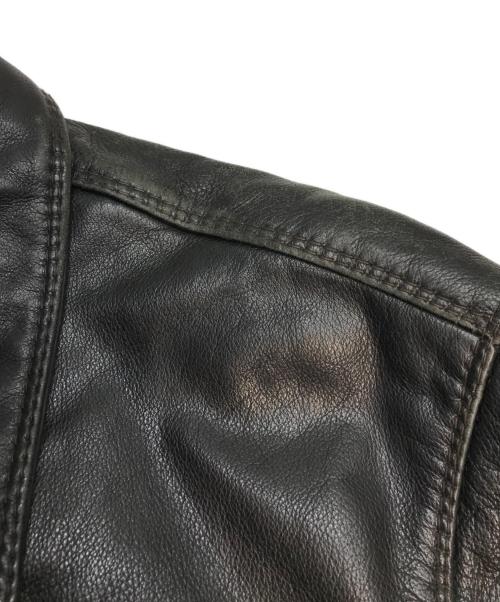 Columbia（コロンビア）Columbia (コロンビア) レザージャケット ブラック サイズ:Lの古着・服飾アイテム