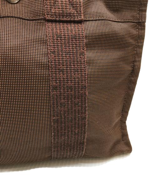 HERMES（エルメス）HERMES (エルメス) エールラインPM トートバッグ ブラウンの古着・服飾アイテム