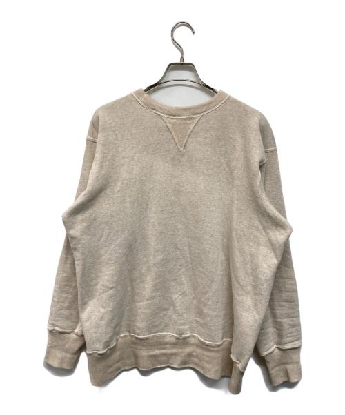 WAREHOUSE（ウエアハウス）WAREHOUSE (ウエアハウス) MOTHER2 (マザー2) オネット市役所 カレッジ 両Vガゼット スウェットシャツ オートミール サイズ:SIZE 44の古着・服飾アイテム
