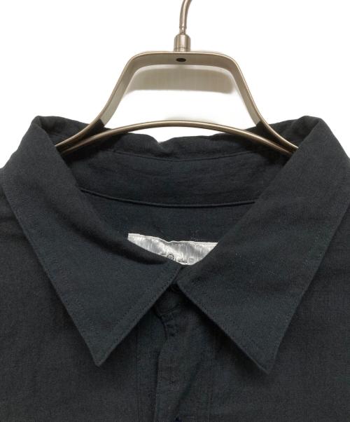 FOLL（フォル）FOLL (フォル) khadi cotton loose shirt ブラック サイズ:size 3の古着・服飾アイテム