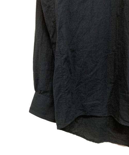FOLL（フォル）FOLL (フォル) khadi cotton loose shirt ブラック サイズ:size 3の古着・服飾アイテム
