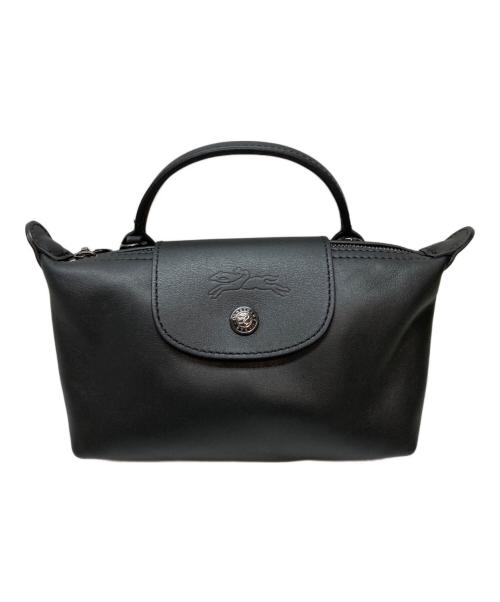 LONGCHAMP（ロンシャン）LONGCHAMP (ロンシャン) ル プリアージュ  エクストラ XS ポーチ ブラックの古着・服飾アイテム