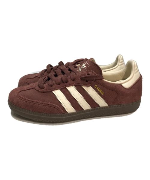 adidas（アディダス）adidas (アディダス) SAMBA OGローカットスニーカー ブラウン サイズ:SIZE 22.5cmの古着・服飾アイテム