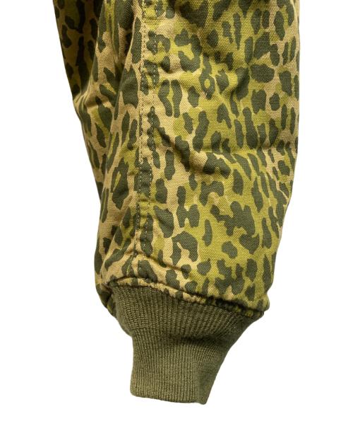 MASSES（マシス）MASSES (マシス) LEOPARD MA-1（レオパード・エムエーワン） オリーブ サイズ:XLの古着・服飾アイテム