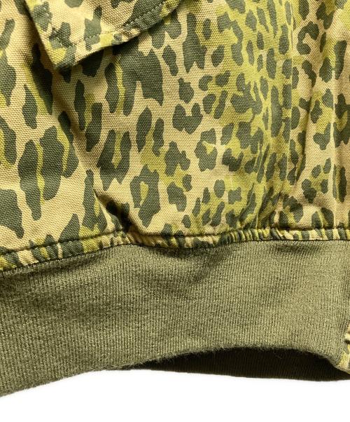MASSES（マシス）MASSES (マシス) LEOPARD MA-1（レオパード・エムエーワン） オリーブ サイズ:XLの古着・服飾アイテム