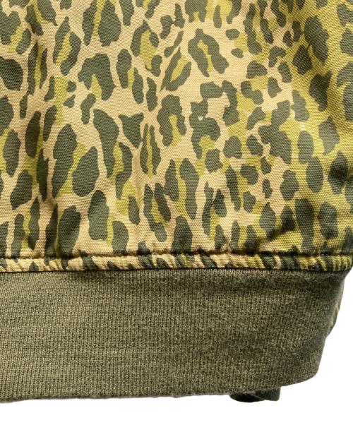 MASSES（マシス）MASSES (マシス) LEOPARD MA-1（レオパード・エムエーワン） オリーブ サイズ:XLの古着・服飾アイテム