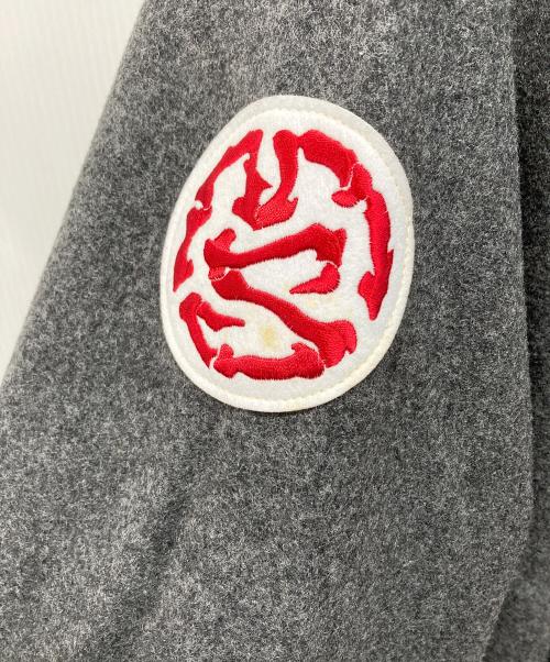 MASSES（マシス）MASSES (マシス) MELTON ZIP JKT（メルトン・ジップ・ジャケット） グレー サイズ:XLの古着・服飾アイテム