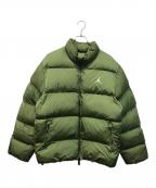 JORDANジョーダン）の古着「ESS POLY PUFFER JKT(イーエスエス ポリ パファー ジャケット) 」｜グリーン