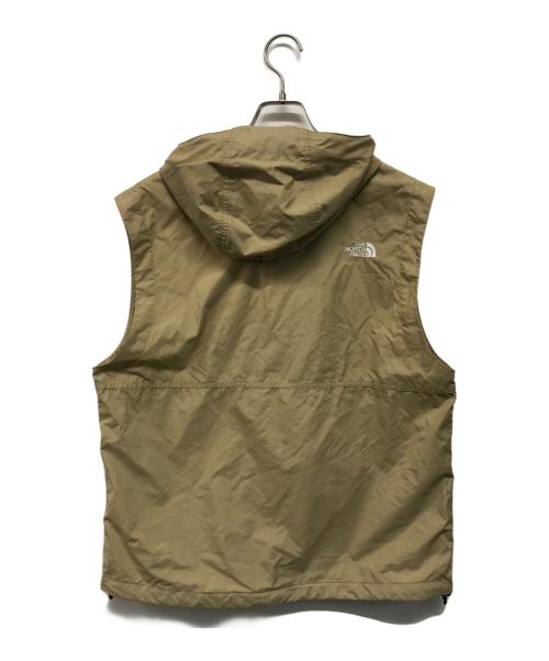 THE NORTH FACE（ザ ノース フェイス）THE NORTH FACE (ザ ノース フェイス) コンパクトフーデッドベスト ベージュ サイズ:Sの古着・服飾アイテム