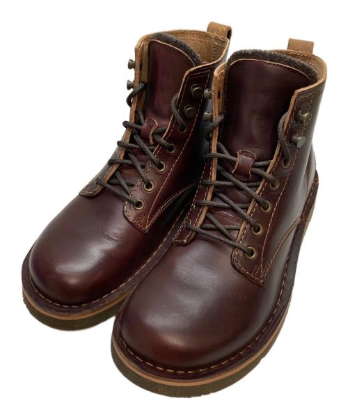 BIRKENSTOCK（ビルケンシュトック）BIRKENSTOCK (ビルケンシュトック) レースアップブーツ ブラウン サイズ:27cmの古着・服飾アイテム
