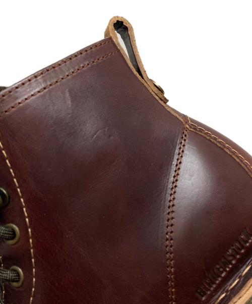 BIRKENSTOCK（ビルケンシュトック）BIRKENSTOCK (ビルケンシュトック) レースアップブーツ ブラウン サイズ:27cmの古着・服飾アイテム