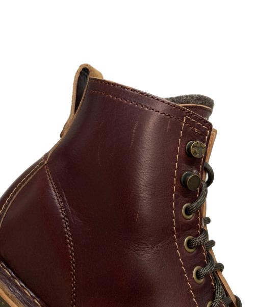 BIRKENSTOCK（ビルケンシュトック）BIRKENSTOCK (ビルケンシュトック) レースアップブーツ ブラウン サイズ:27cmの古着・服飾アイテム