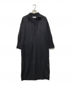 SACRAサクラ）の古着「カシミヤ ロイヤルフラノ ワンピース」｜ネイビー