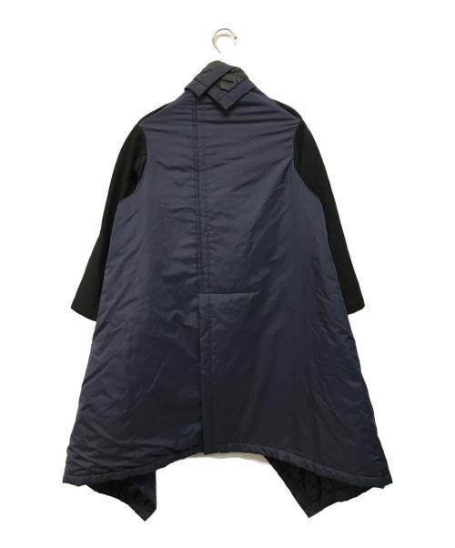 COMME des GARCONS COMME des GARCONS（コムデギャルソン コムデギャルソン）COMME des GARCONS COMME des GARCONS (コムデギャルソン コムデギャルソン) レイヤードドッキングコート ブラック サイズ:Sの古着・服飾アイテム