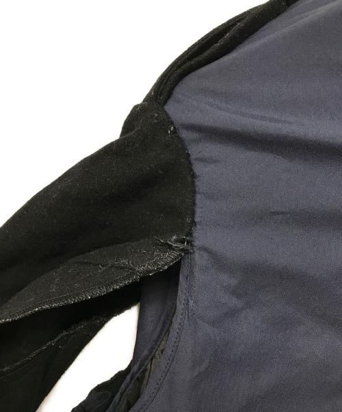 COMME des GARCONS COMME des GARCONS（コムデギャルソン コムデギャルソン）COMME des GARCONS COMME des GARCONS (コムデギャルソン コムデギャルソン) レイヤードドッキングコート ブラック サイズ:Sの古着・服飾アイテム