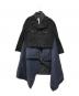 COMME des GARCONS COMME des GARCONS（コムデギャルソン コムデギャルソン）の古着「レイヤードドッキングコート」｜ブラック