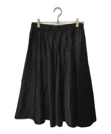 COMME des GARCONS（コムデギャルソン）の古着「シルクミックスイージースカート」｜ブラック