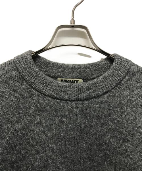 NKNIT（ンニット）NKNIT (ンニット) ハートパターンニット グレー サイズ:SIZE 0の古着・服飾アイテム