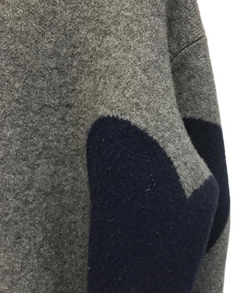 NKNIT（ンニット）NKNIT (ンニット) ハートパターンニット グレー サイズ:SIZE 0の古着・服飾アイテム