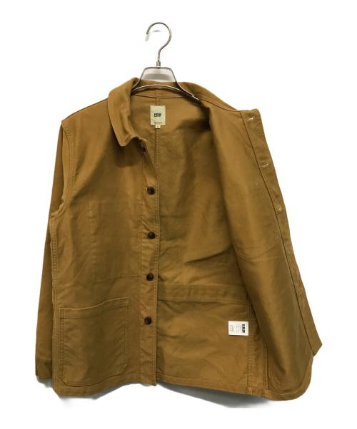F.O.B FACTORY（エフオービー ファクトリー）F.O.B FACTORY (エフオービー ファクトリー) フレンチモールスキン ジャケット ブラウン サイズ:Mの古着・服飾アイテム