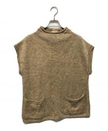 45rpm（45アールピーエム）の古着「ざっくりリネンの908馬比古ベスト」｜ベージュ