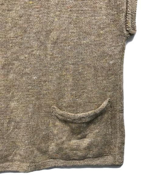 45rpm（45アールピーエム）45rpm (45アールピーエム) ざっくりリネンの908馬比古ベスト ベージュ サイズ:2の古着・服飾アイテム