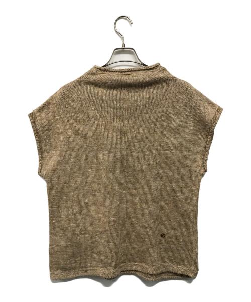 45rpm（45アールピーエム）45rpm (45アールピーエム) ざっくりリネンの908馬比古ベスト ベージュ サイズ:2の古着・服飾アイテム