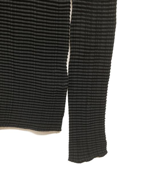ISSEY MIYAKE（イッセイミヤケ）ISSEY MIYAKE (イッセイミヤケ) プリーツカットソー ブラック サイズ:SIZE Mの古着・服飾アイテム